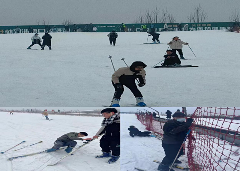 滑雪，真的好开心呀，尽管摔了很多跤，拍拍雪，站起来依旧笑嘻嘻的爬向坡顶，或者翻个身躺在滑道上看看天空也不错